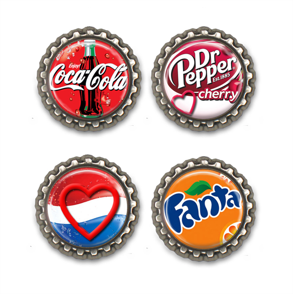 Photo Template for bottle cap magnets